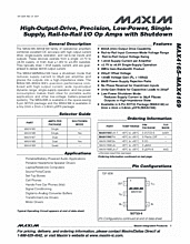 DataSheet MAX4169 pdf